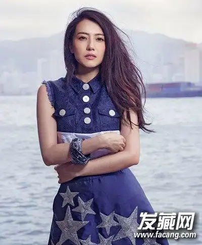 【图】女神高圆圆少女般的甜美感 中长发优雅百变(3)_女生长发发型_发