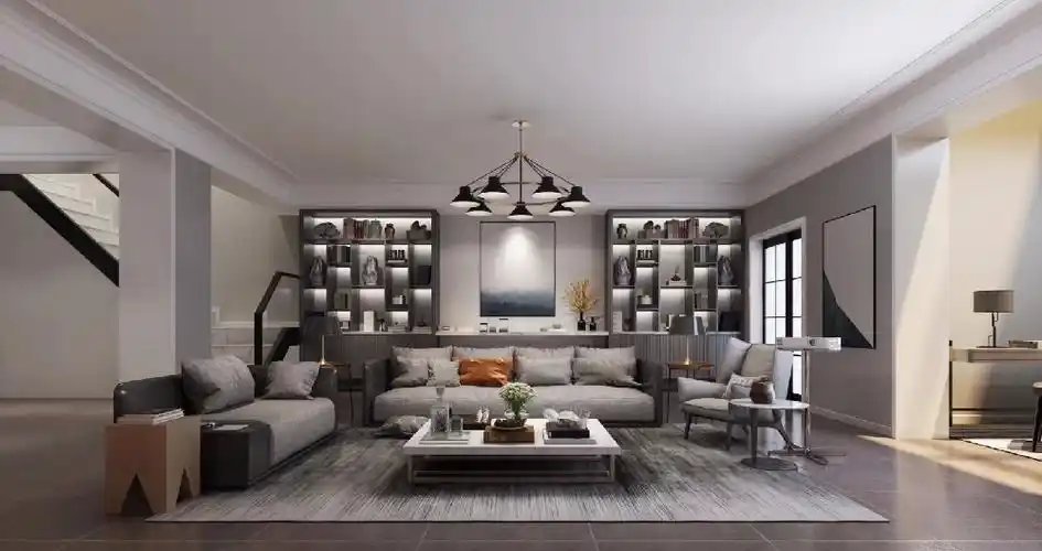 现代风格别墅设计客厅现代简约客厅设计图片赏析