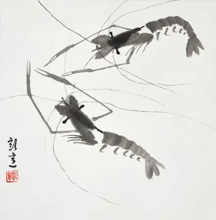 子木画室写意画虾讲义