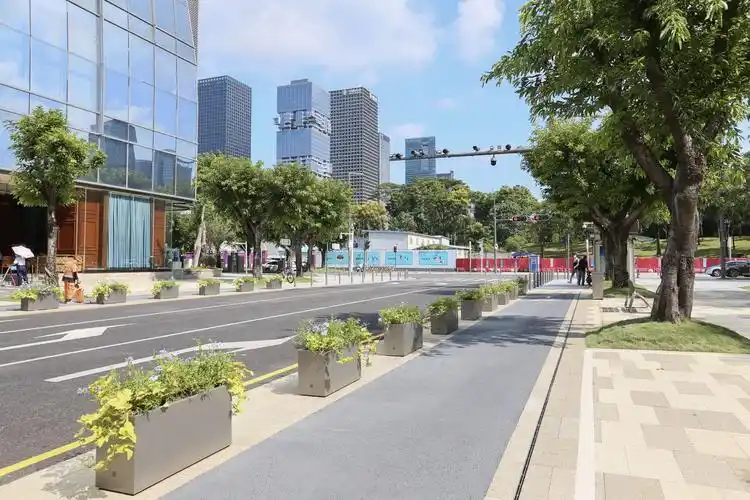 福田着力打造国内第一个智慧无障碍街区 福田cbd道路品质提升工程全面