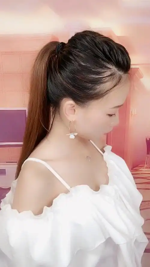 气质高马尾,适合你