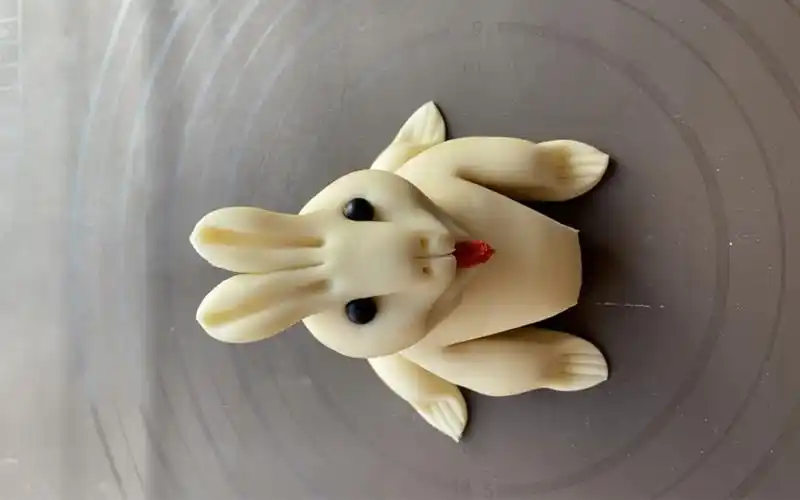 可爱的小白兔馒头