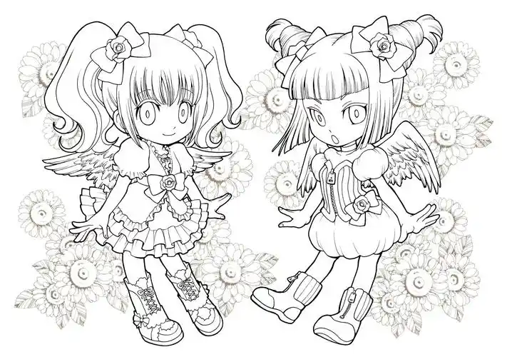 线稿,白描,铅笔画