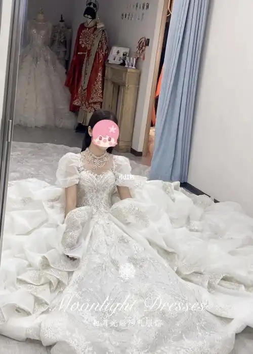 5米超长拖尾大主纱 | 昆明婚纱