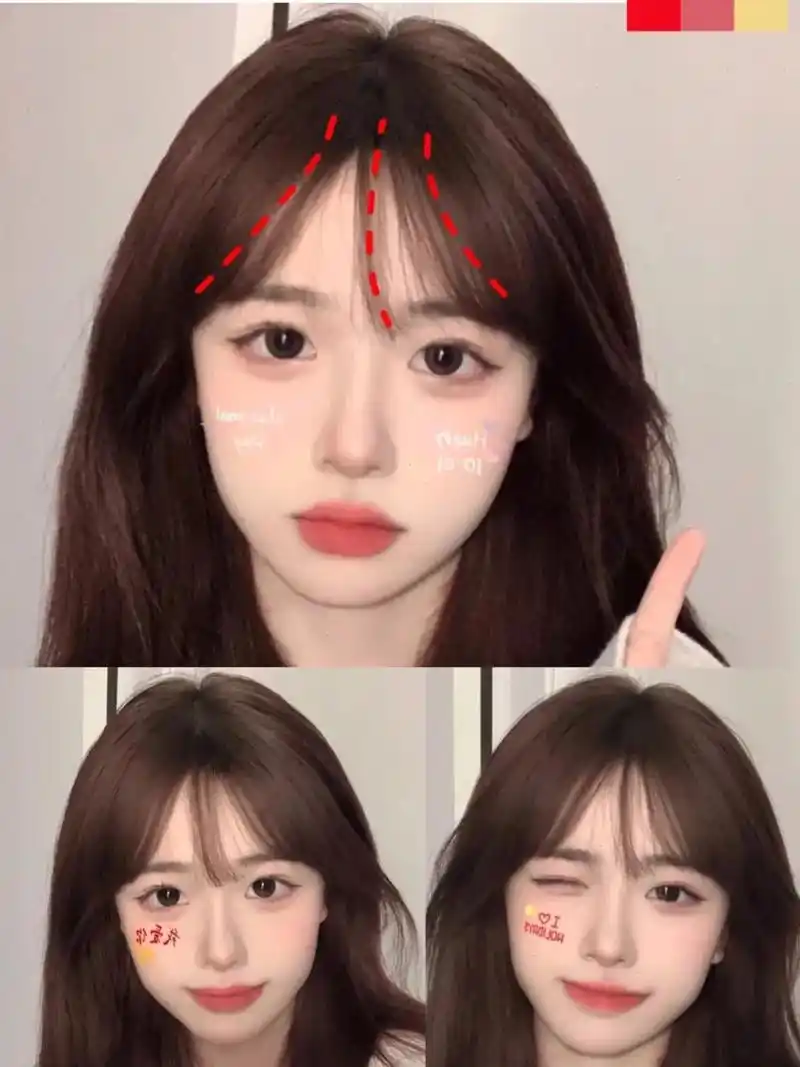 呜呜呜刘海剪的太成功了吧天天被同学夸好看