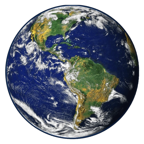 时尚手绘彩色地球分布数据分析元素