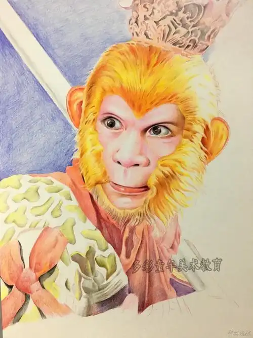 手绘孙悟空 - 书画艺术 - 邳州论坛 - powered by discuz!