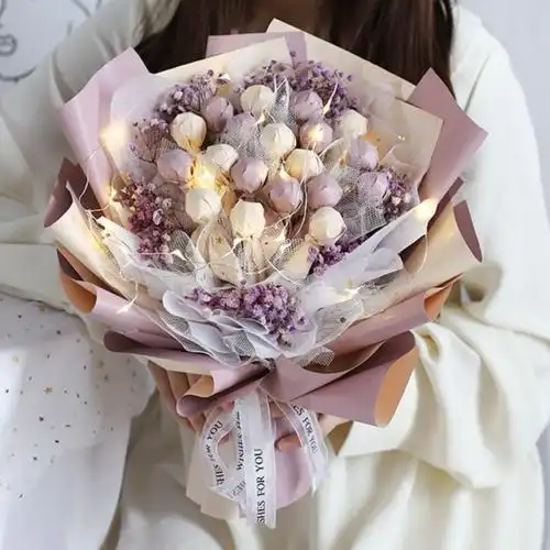 七夕活动网红棒棒糖花束成品小束创意情人节圣诞节闺蜜毕业生日礼物