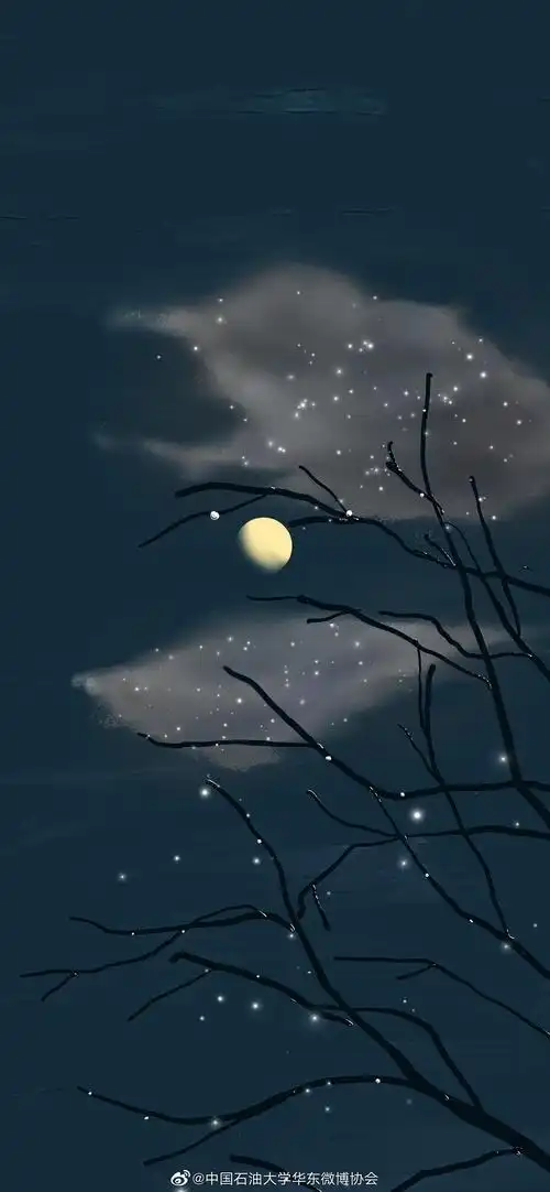 手机壁纸14:星与灯之夜(暗色系)