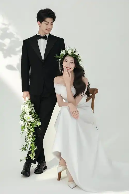 光影韩式婚纱照95清氧甜美感好绝