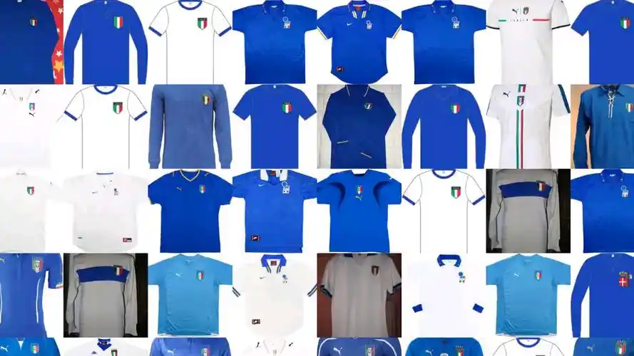 意大利国家队历届客场球衣一览你最喜欢哪一件