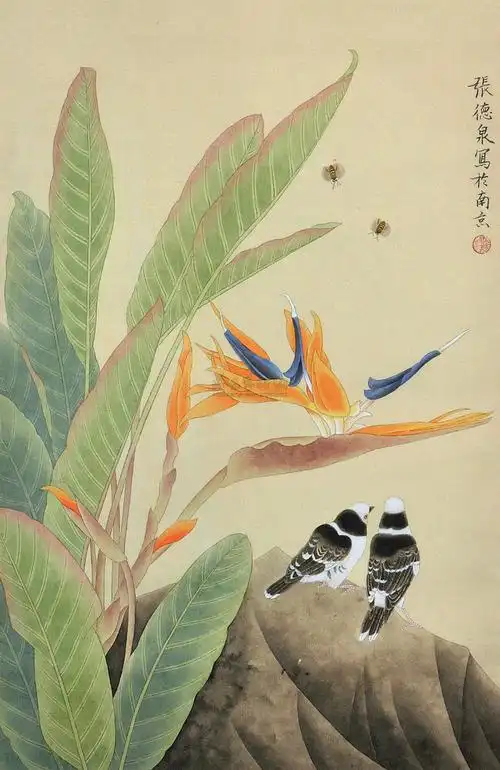 【转载】张德泉工笔花鸟画