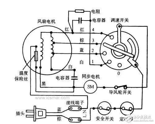 七线电机怎么接线七线电机接线电路图解