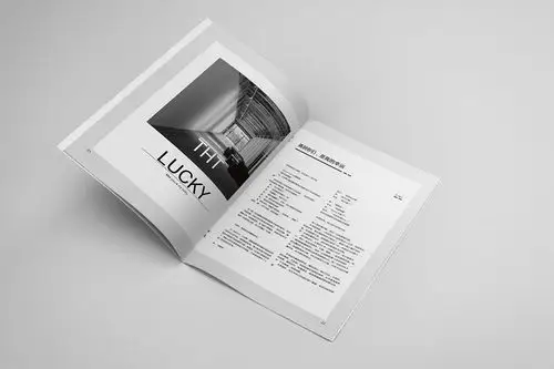 简约文艺杂志设计