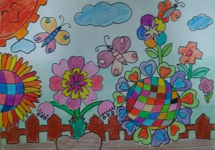 宋金洋《美丽的花园》指导教师:刘闵