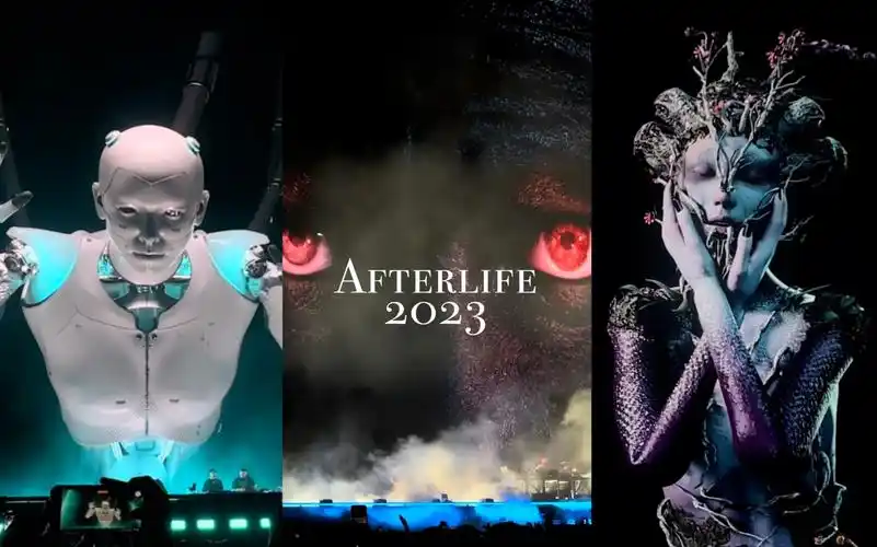 巨物机器人回归!afterlife电音节2023现场直击|顶级视效|洛杉矶生活