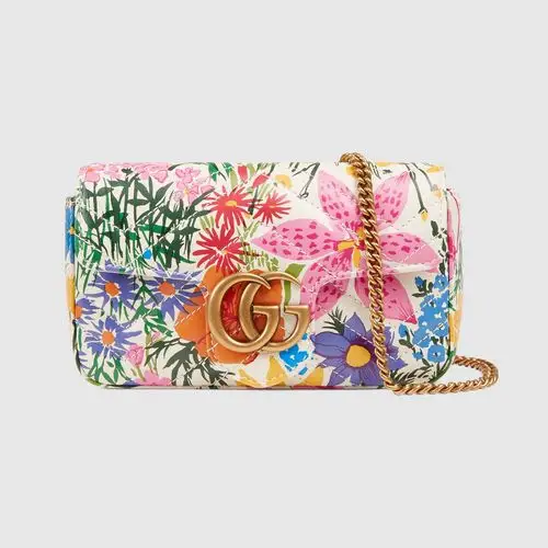 新包| gucci 上市 ken scott 花卉印花包包:美国艺