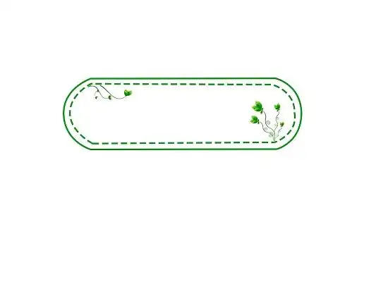 春天绿色叶子标题框春天标题框春天标题框清新风png素材春天春天标题