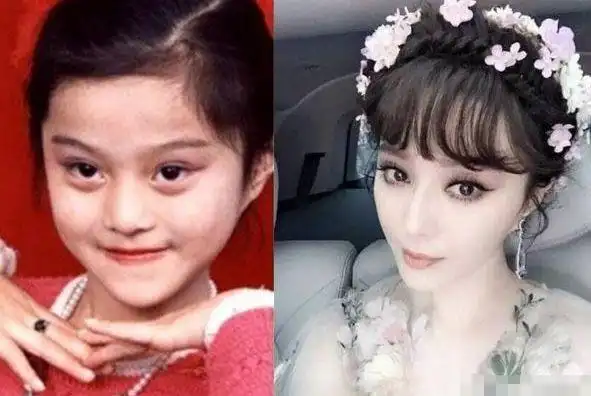 20年前就是美女范冰冰旧照曝光高糊画质也白到发光