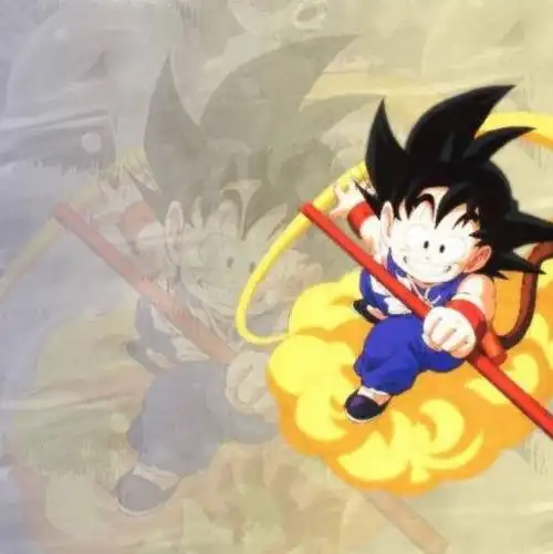 踩着筋斗云的小悟空