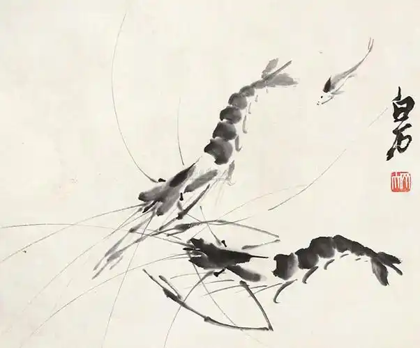 【群虾 立轴 纸本】拍卖品_图片_价格_鉴赏_绘画_雅昌艺术品拍卖网