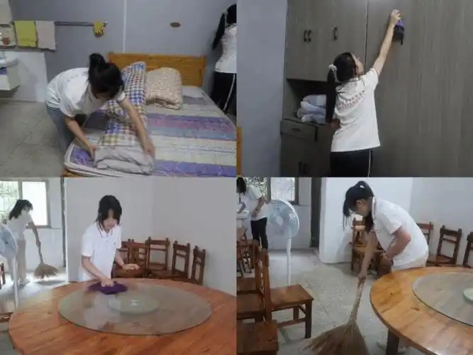 纺织学院"织就未来"实践团赴红安县祥林康养院开展志愿服务活动