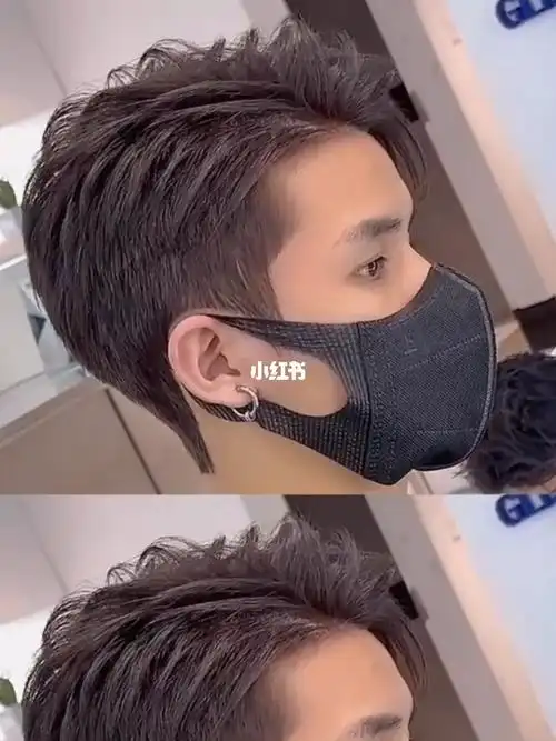 男士港式三七分