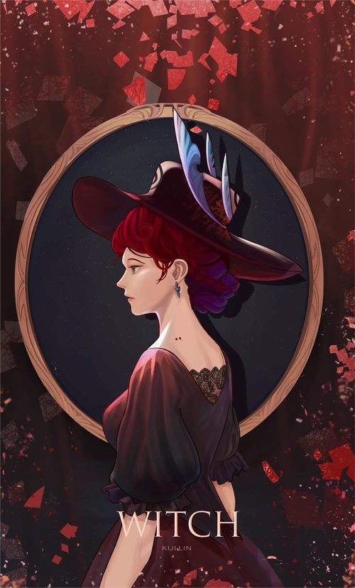 女巫|插画|游戏原画|魁麟 - 原创作品 - 站酷 (zcool)
