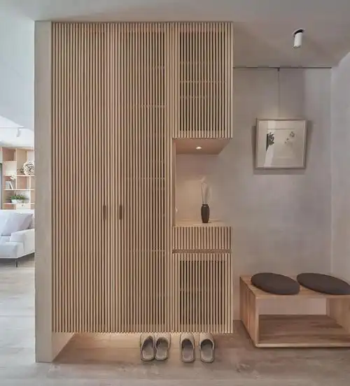 106㎡中式装修原木风简约低调的暖色系忍不住分享