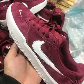 ryrx秋款板鞋sbforce58复古休闲板鞋酒红色低帮百搭滑板鞋ins红色42