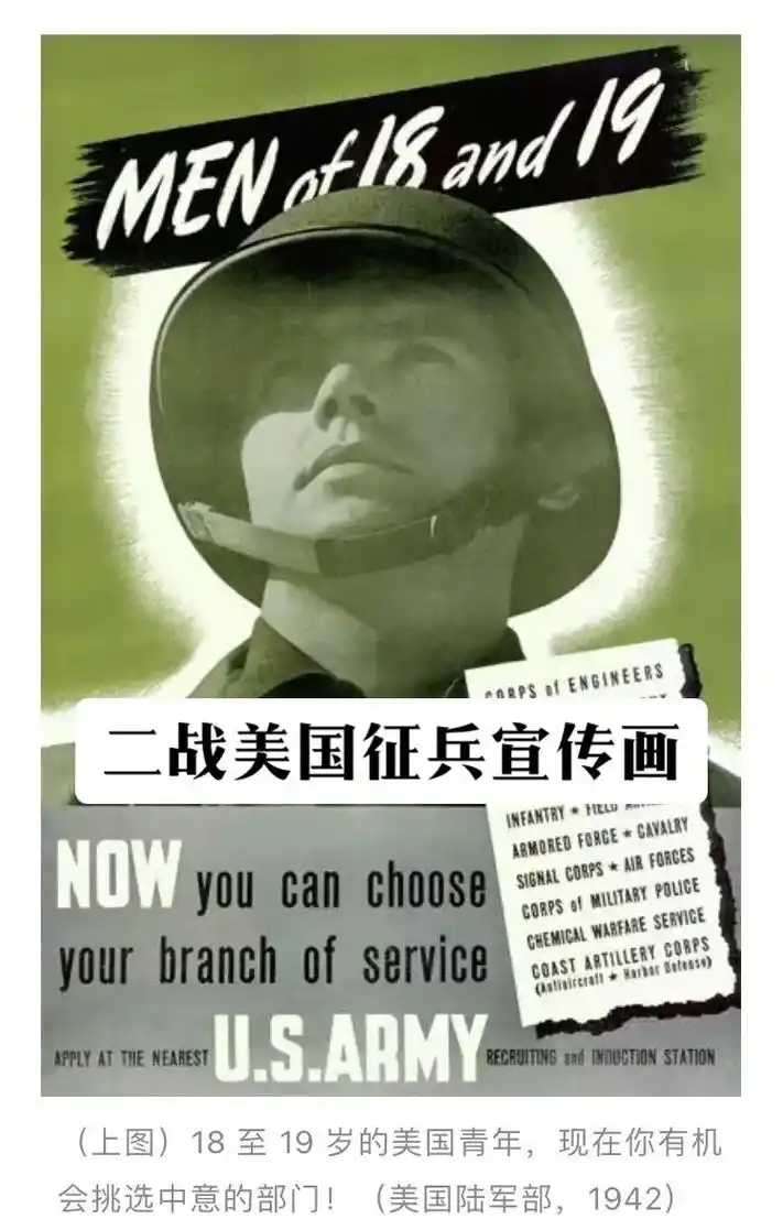 二战美军征兵宣传图