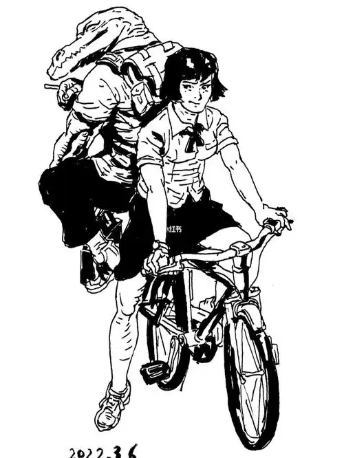 手绘  #插画  #手绘临摹  #临摹打卡  #绘画打卡  #临摹金政基