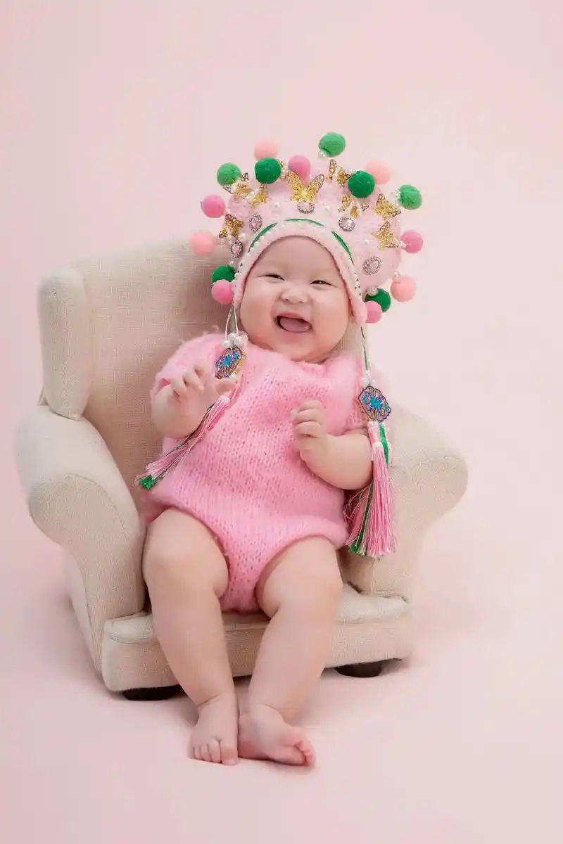 期待了很久的百天照终于出来了#宝宝百天照 你是 - 抖音