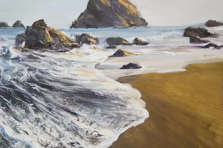 海的模样|纯艺术|绘画|子都树蚁 - 原创作品 - 站酷 (zcool)