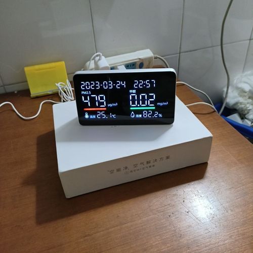 斐讯m1空气质量检测仪二手8.5成新带电源线充电器检测功能正常