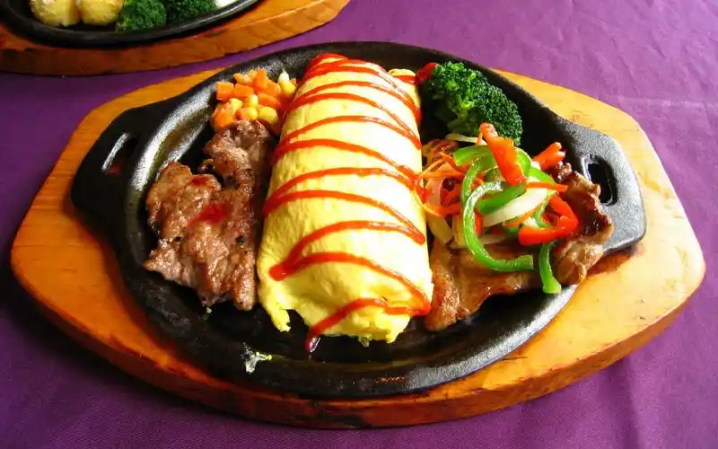 美食鸡排蛋包饭,高清图片,电脑桌面-壁纸族