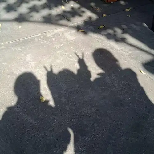 第一次的影子合照.