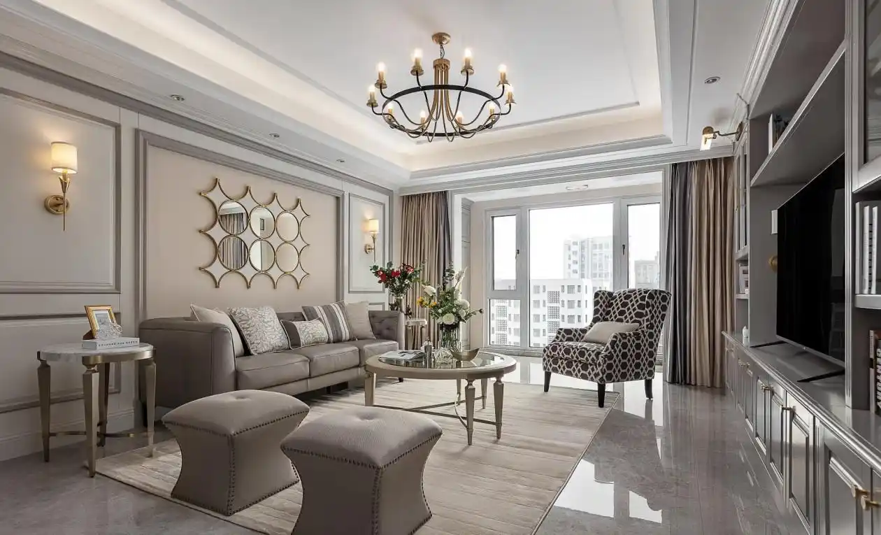 阜南祥源公园城美式风格装修效果图