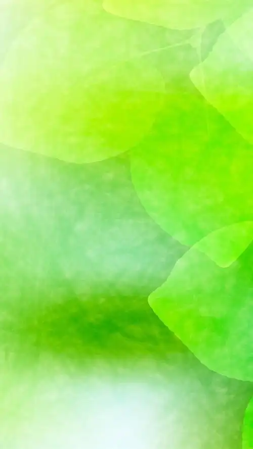iphone 壁纸 绿色的叶子,新鲜,创意设计