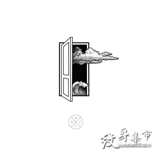 小清新云朵纹身云朵纹身手稿云朵纹身手稿图案