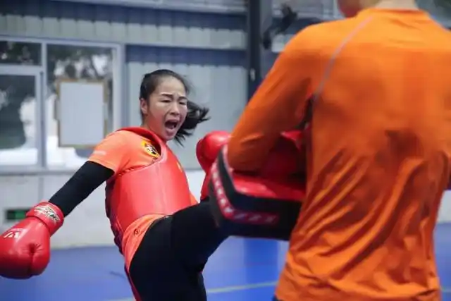 世界散打冠军,90后福建姑娘的散打之路