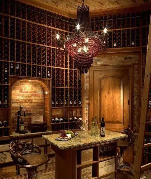 红酒庄园酒窖设计装修效果图