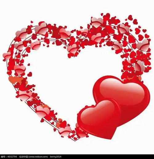 一个心形头像图片素材