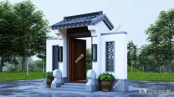 农村气派大门楼,农村房屋大门口风水十个禁忌(6款农村大门款式设计