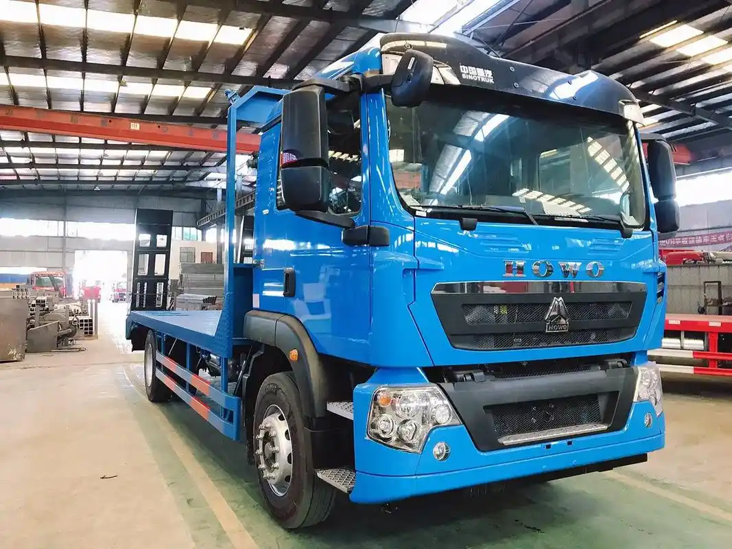 豪沃平板运输车.重汽豪沃平板运输车[庆祝][庆祝]潍柴22 - 抖音