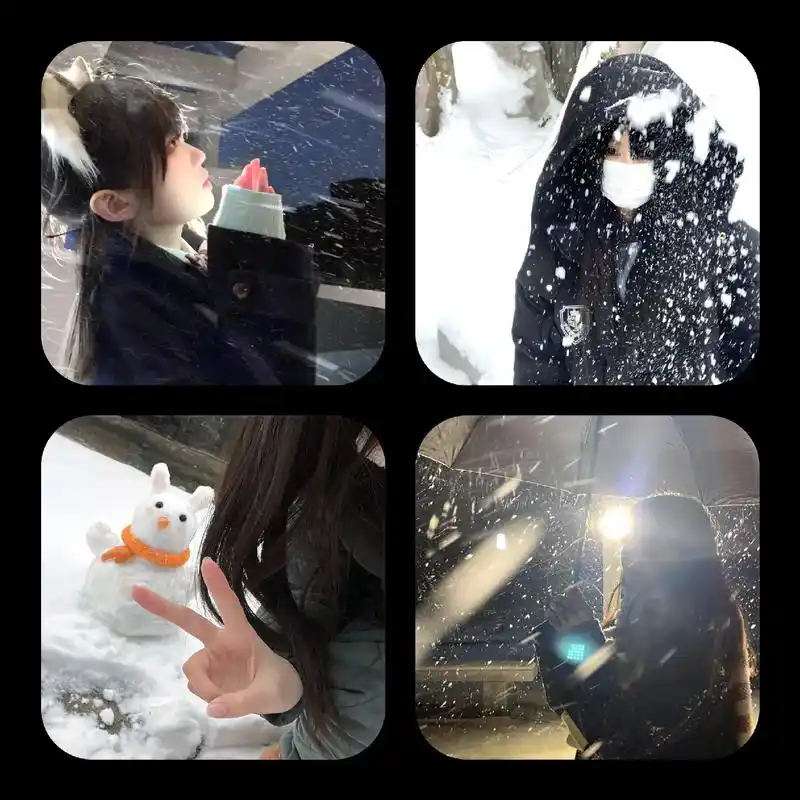 9815#雪景头像#冬天头像#优质头像 - 抖音