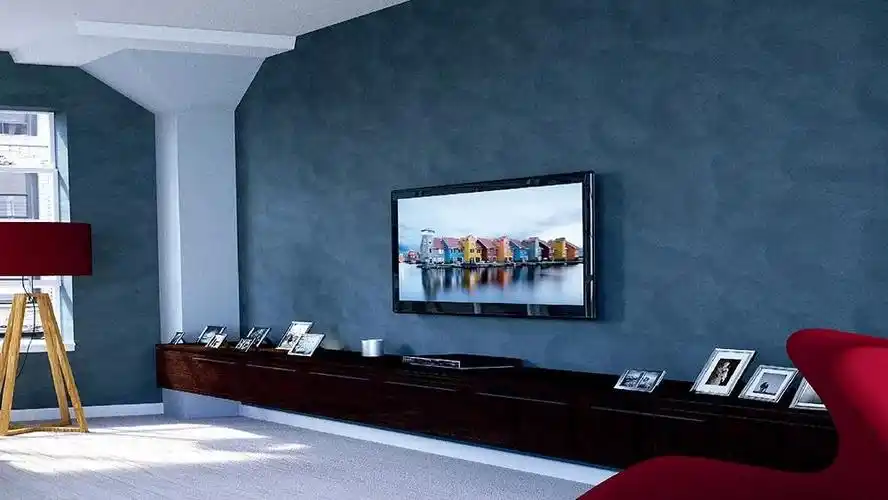 大宝漆现代家居艺术造型电视背景墙,奢华的生活空间