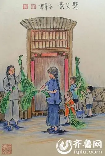 故乡端午节有插艾草的习俗,用来驱蚊虫,保平安. 图/卞家华