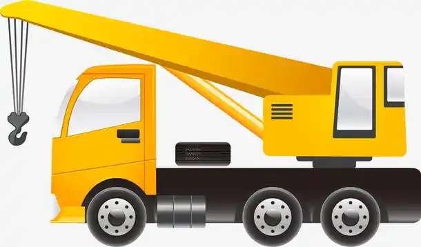 手绘/卡通 卡通元素 > 黄色卡通矢量吊车图 收藏 [声明] 觅元素所有