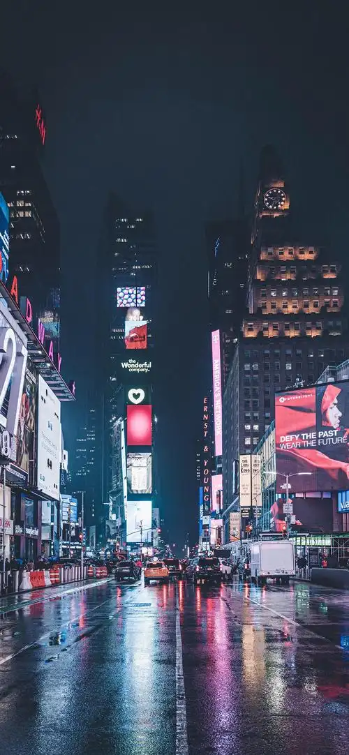 绚丽的城市夜景高清手机壁纸